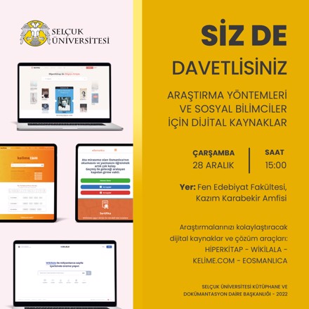 Araştırma Yöntemleri ve Sosyal Bilimciler için Dijital Kaynaklar